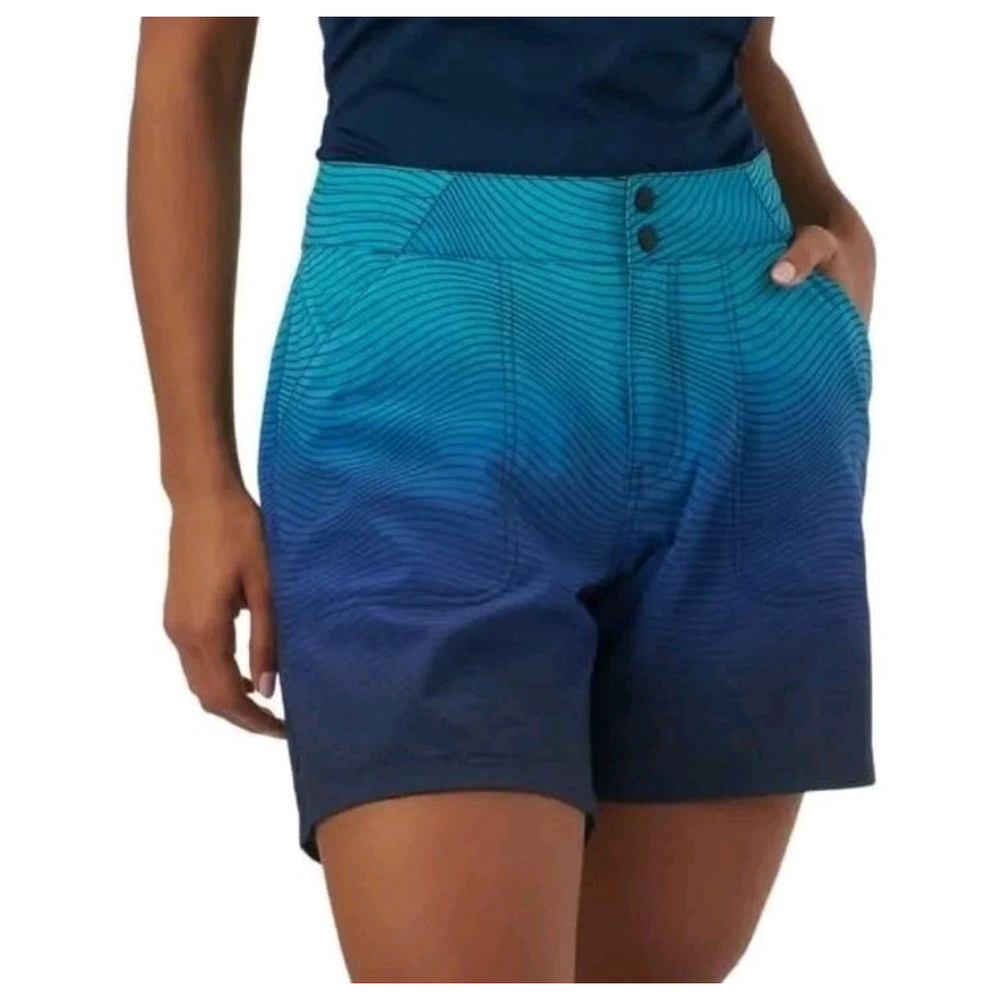 SEA-DOO Womens Classic 6" Boardshort Royal Blue Ombre Size XS Shorts Surf